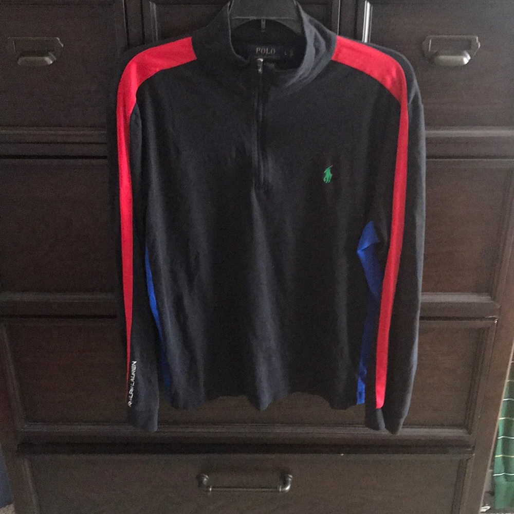 Black Polo by Ralph Lauren Zip up